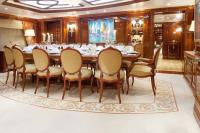 ST-DAVID yacht charter: Formal dining