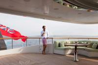 ST-DAVID yacht charter: Bridge deck aft