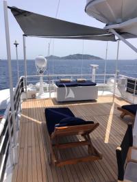 DIONEA yacht charter: Owner private deck
