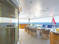 CAPRI-I yacht charter: Upper Deck - Dining area II