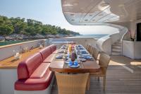 GLAROS yacht charter: Aftdining III