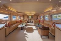 GLAROS yacht charter: Saloon