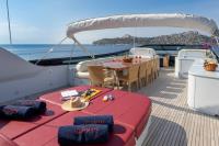 GLAROS yacht charter: Sundeck