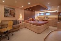 GLAROS yacht charter: Master cabin