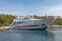 GLAROS yacht charter: Water Slide