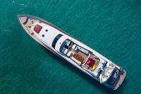 GLAROS yacht charter: Aerial