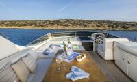 GORGEOUS yacht charter: Sun deck