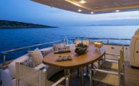 GORGEOUS yacht charter: Aft deck other view