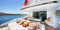 ATHOS yacht charter: Sunbed