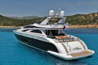 ATHOS yacht charter: At anchor