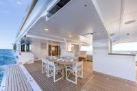 SOLAFIDE yacht charter: Main Deck Dining