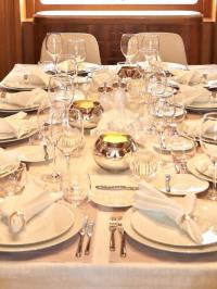 VIANNE yacht charter: refit picture Dining Table