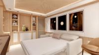 VIANNE yacht charter: Master office with Sofa bed