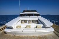 SANDI-IV yacht charter: Foredeck  broad sunbeds