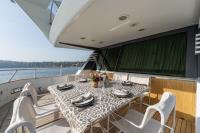 SANDI-IV yacht charter: Al Fresco Dining Zone