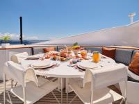 MOBIUS yacht charter: Breakfast