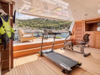 MOBIUS yacht charter: Gym equipment