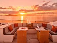 MOBIUS yacht charter: Sunset