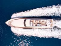 MOBIUS yacht charter: Aerial