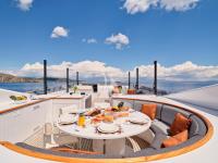 MOBIUS yacht charter: Sun deck other view