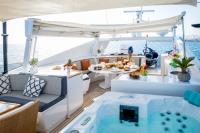 MOBIUS yacht charter: Sundeck with bimini