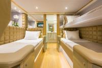 AQUARELLA yacht charter: Twin cabin I