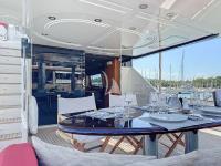 FIGI yacht charter: Outdoor Aft Dining