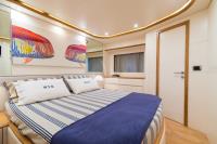 RIVIERA yacht charter: VIP side view