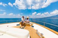 RIVIERA yacht charter: Foredeck detail