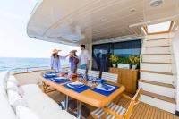 RIVIERA yacht charter: Alfresco happy hour