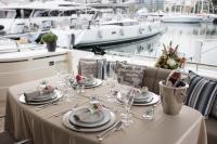 SOFIA-D yacht charter: Dining area exterior
