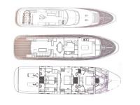SHANGRA yacht charter: Layout