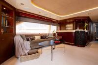 IL-SOLE yacht charter: Upper deck salon bar