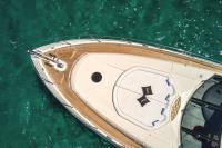 OCTAVIA yacht charter: Bow aerial view