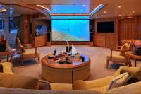 ST-DAVID yacht charter: Bridge deck salon TV Projector / Cinema