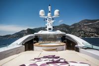 ST-DAVID yacht charter: Sun deck with outdoor cinema