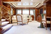 ST-DAVID yacht charter: Master suite split over two levels