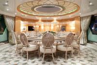ST-DAVID yacht charter: Sky lounge dining area