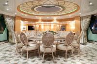 ST-DAVID yacht charter: Sky lounge dining area