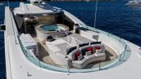 ST-DAVID yacht charter: Sun deck with outdoor cinema