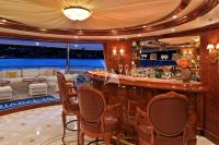 ST-DAVID yacht charter: Main salon bar