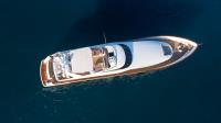 AQUILA yacht charter: Aerial view