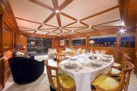AQUILA yacht charter: Dining Area