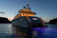 AQUILA yacht charter: Underwater lights
