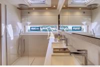 SYLENE yacht charter: Master cabin bathroom