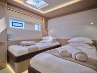 SYLENE yacht charter: Twins Cabin aft port side