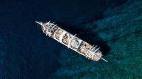 MEIRA yacht charter: Meira aerial view