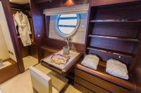 ULISSE yacht charter: Master Dressing room