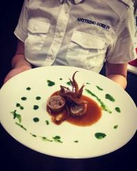 ANYTHING-GOES-IV yacht charter: Chef dish