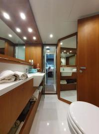 ANYTHING-GOES-IV yacht charter: Owner Bathroom further view